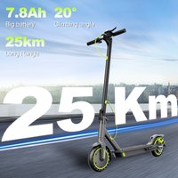 TODIMART S3 Foldable Electric Scooter for Adults | 350W 36V 7.8Ah | 25km/h 8.5'' Solid Tires APP Control Portable Urban Commuter