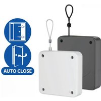 Automatic Sensor Door Closer Punch-free Adjustable Wire Rope Automatically Close Door Auto Bracket Closer Surface Door Stopper