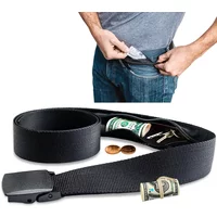 Travel cash anti-theft waist belt waist bag for men and women portable invisible money belt waist bag waist belt 120cm