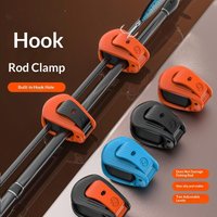 2/4Pcs Fishing Rod Holder Fixer Clip Fishing Pole Holder Compact Design Fishing Rod Fixer Fishing Rod HolderHot