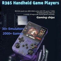 R36S Handheld Game Console GBA NDS PSP FC PS1 10+ Emulators 20000+ Games 64/128GB TF Card Games Downloaded Support Dropshipping