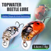 WEIHE Beetle bait Luer Bionic Micro-Floating Beetle Bad Hard Bait