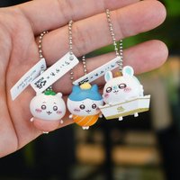 Chiikawa Usagi Keychain Cute Hanging Ornament Bag Pendant Portable Decorative AccessoryBackpack Decoration Student Gift Ornament