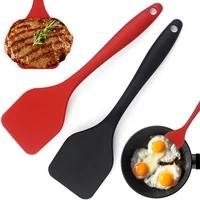 Silicone Cooking Leakage Spatula Dense Shovel Fried FishOmelette Shovel Non-stick Spatula Kitchen Cooking Tools