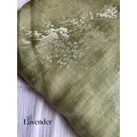 Green Jacquard Tencel Blended Lyocell Fabric Soft and Breathable Sewing Shirt Dress Summer Thin diy Fabric