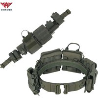 Yakeda Gear Tactical Duty Belt Tactical Belt Outdoor Training Use Modular Belt with Detachable Pouches Quick Release Buckle