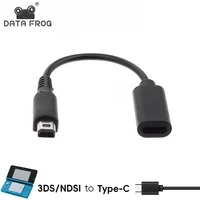 DATA FROG Type-C Charging Cord for New 3DS XL New 2DS LL 3DS 2DS DSI Game Console Power Charger Wire