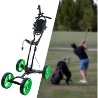 Golf Cart Foldable Lightweight 4 Wheeled Golf Trolley Golf Accessories