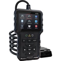 V510 Professional Obdii Diagnostic Scanner, Engine Fault Code Reader, Live Data Stream, I/M Readiness, Freeze Frame, Vehicle Information