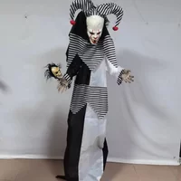 Halloween horror room props large acrobatic clown bar haunted house trickery decoration simulation ornament wholesale