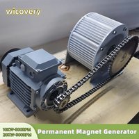 10KW 20KW 500RPM Permanent Magnet Wind Turbine Generator 48V 96V 120V 220V Low RPM New Generator Alternative Energy
