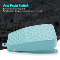Foot Power Foot Foot Pedal TFS-2 Nonslip Aluminum Alloy Electric Reset Foot Pedal AC 250V 10A SPDT