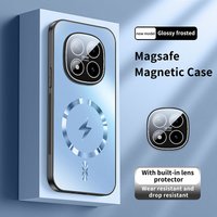 Matte Frosted Magnetic Hard Case for Redmi Note 15 Pro Plus 5G Anti-fall Non-Slip Shell Lens Film Protect Mag-Safe Cover Note15