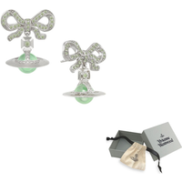 Vivienne Westwood Stud Earrings Women's Light Grass Green/Silver 6202014H-01P726