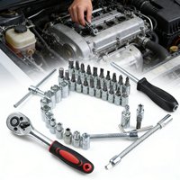 Car Disassembly Tools Tool Kit Full Set Socket Wrench Several Repair Wrenches Box Complete Ratchet Toolbox Special Auto Parts