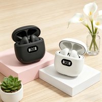 New TWS Bluetooth Earphones LED Display Waterproof Sport Earbuds Noise Cancelling Stereo Headphones for apply to smartphones