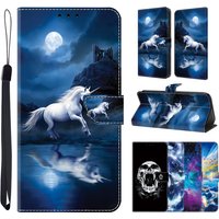 3D Flip Leather Wallet Magnetic Case For Samsung Galaxy S24 S23 S22 S21 S30 S20 S10 S10E S9 S8 Plus Ultra Galaxy S20 S21 S23 FE
