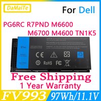 FV993 Laptop Battery For DELL Precision M6600 M6700 M6800 M4800 M4600 M4700 Series FJJ4W T3NT1 N71FM PG6RC R7PND 3DJH7 97KRM