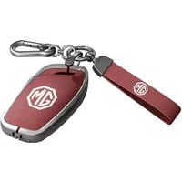 For MG Name Car Key Cover Case Compatible with Pro6/ZS/One/HS Models Leather Shell Key Package Protector for MG5 And Roewe RX5