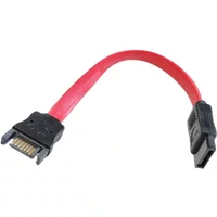 Computer PC Hard Dirve SATA 7Pin Data Extension Serial Short Cable Male to Female Red 10cm