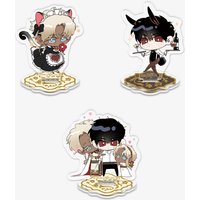 Anime Acrylic Stand Blossoms of The White Night Figure Display Mini Keychain Good Collection Desk Decoration Ornament Accesorios