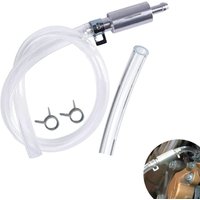 Brake Bleeder Kit Leak-Resistant Hose With One-Way Non-Return Check Valve Auto Car Vehicle Motorcycle Brake Clutch Bleeder Hose