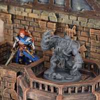 TTRPG Ratbull with Claw Miniature - Fantasy Creature for Tabletop RPGs, High Detail, Collectible Gift for TRPG Gamer