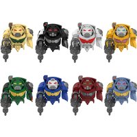 Games Mini Action Figures Bricks Assembly Building Blocks Dolls Accessory Toys for Children DY701-708