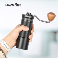 Easy Manual Operation Aluminum Alloy Body with External Adjustable Setting Manual Coffee Grinder