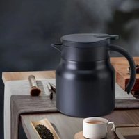 800ml Stainless Steel Teapot Leak-Proof Thermos Tea pot with Detachable Tea Filter Milk Coffee Insulation Teapot Thermos Jugs