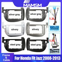 For HONDA/ FIT/JAZZ 2008-2013 car radio android fascia multimedia cd video Audio stereo panel frame cable harness