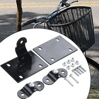 1Set Bike Basket Holder For Folding Bike Fixed Mount Road Bike Front Baskets Stand Bicycle Racks For Cycling Accessories