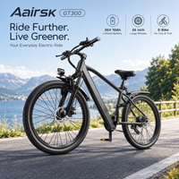 Aairsk GT300 Adult E-Bike 250W Motor 36V 10Ah Battery City Electric Bike 26 Inch Tire E-Mountain Bike Off-Road Electric Bicycle image 4