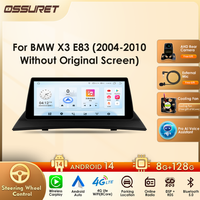 Android 14-Auto-Intelligente Systeme für BMW X3 E83 (2004–2010) ohne Original-Bildschirmunterstützung, TPMS Wireless Carplay Android Auto