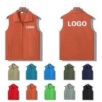 AliExpress HEEYIN YIN Outdoor Men's Hiking Cycling Waterproof Vest Fishing Advertising Project Loose Vest Game Shooting Jacket Printed Logo