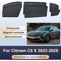 Sun Shades For Citroen C5 X 2022 2023-2025 Sunshades Magnetic Heat insulation Curtains Privacy Window Visor Car Accessories