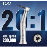 Dental 20:1 Implant Push Button Contra Angle Low Speed Air Handpiece Precision Power Implant Procedures Dentistry Tools