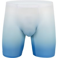 Mens Underwear Boxers Shorts Homme Ropa Slim Ice Silk Pouch Panites Man Intimte Middle Long Leg Underpant Male Cueca Calzoncillo