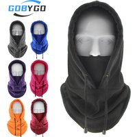 AliExpress gobygo GOBYGO 1Pcs Winter Cycling Windproof Cap Fleece Thickened Headgear Outdoor Sports Neck Cold-proof Fleece And Warm Cap Men Women