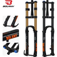 BOLANY MTB Thru Axle Boost Suspension Fork Mountain Bike Air Resilience Rebound Adjustment 110*15MM Travel 175MM For XC DH