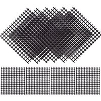 50 Pcs Flower Pot Hole Mesh Pad Square Bonsai Mesh Drainage Screens Bonsai Pot Bottom Grid Mat Drainage Meshs Hole Screen