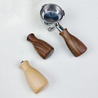 New M10 Coffee Portafilter Handle Wood Handle Short Size Replacement Part for Espresso Machine Cafe Tools Accessories