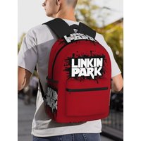 L-Linkin-S P-Park-S Band Student Backpack School Bag Hiking Travel Daypack for Boys Girls Fashion Bookbag Shoulder Bags