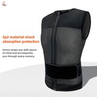 MOON Men's and Women's Multi-Functional Protective Vest for Skiing and Cycling, Anti-Fall Vest, Anti-Fall Vest Protector