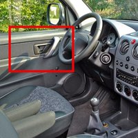 Inside Interior Door Handle for Citroen Berlingo 1996-2008 Part Number: 914395/914394