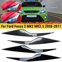 Car Exterior Accessories Stickers Headlight Eyebrow Eyelids Headlamps Cover For Ford Focus 2 MK2 MK2.5 2008 2009 2010 2011