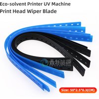 1PC Rubber Wiper for UV Eco-Solvent Printer i3200/4720/5113 Printhead Wiper Blade Plotter 50CM Long Clean Wiper