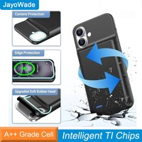 10000Mah Case For Iphone 17 Pro Max 14 Plus 15 16 13 Mini 12 11 Pro Max X XS XR 6 6S 7 8 SE 2020 Battery Charger Case Power Bank