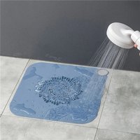 Silicone Floor Drain Anti Clogging Hair Catcher With Stopper Pad Bathroom Floor Drain Cover Sink Filter Bathroom Kitchen
