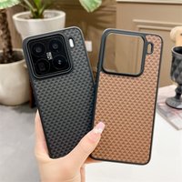 Luxury Classics Business Carbon Fibre Wireless Charging Magnetic For Magsafe Case For Xiaomi Mi 15 14 Pro Ultra Shockproof Cover